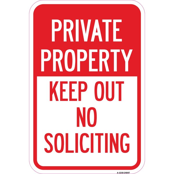 Signmission Safety Sign, 12 in Height, Aluminum, 24847 A-1218-24847 - main